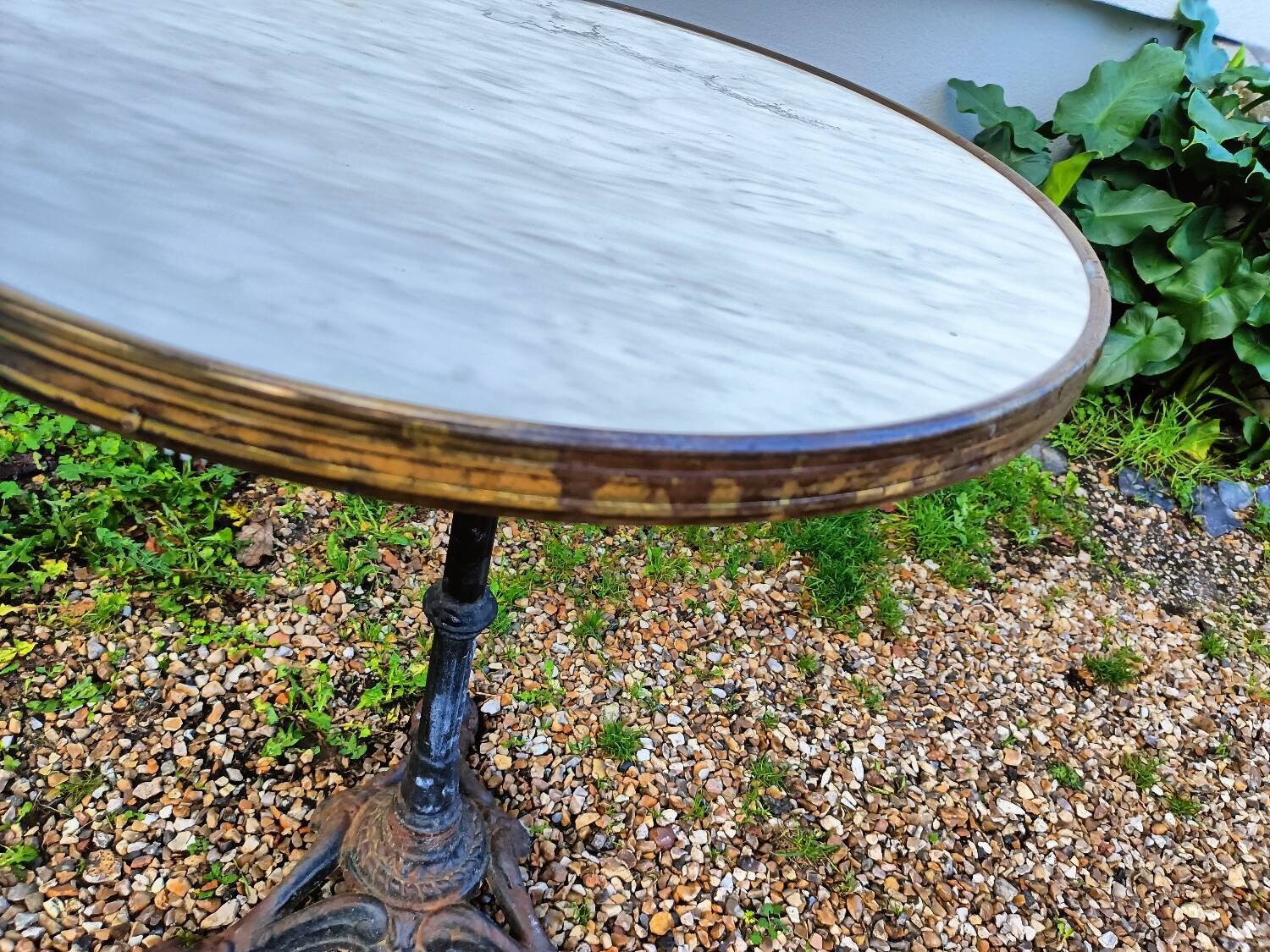 Table bistrot ronde ancienne