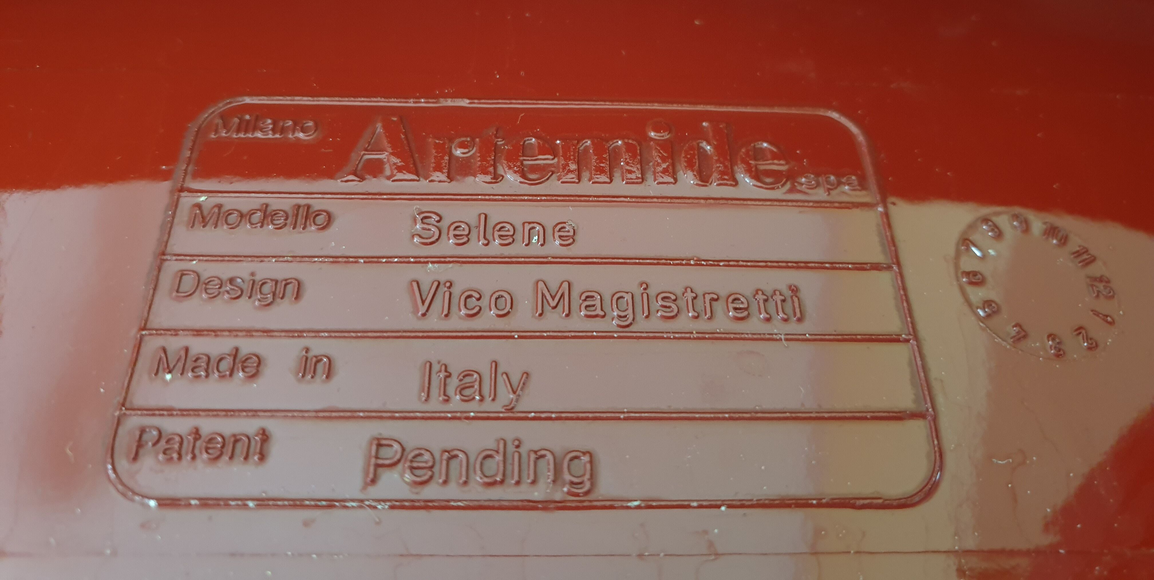 Set of 4 model Selene for Artemide