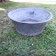 Bassine ancienne en zinc