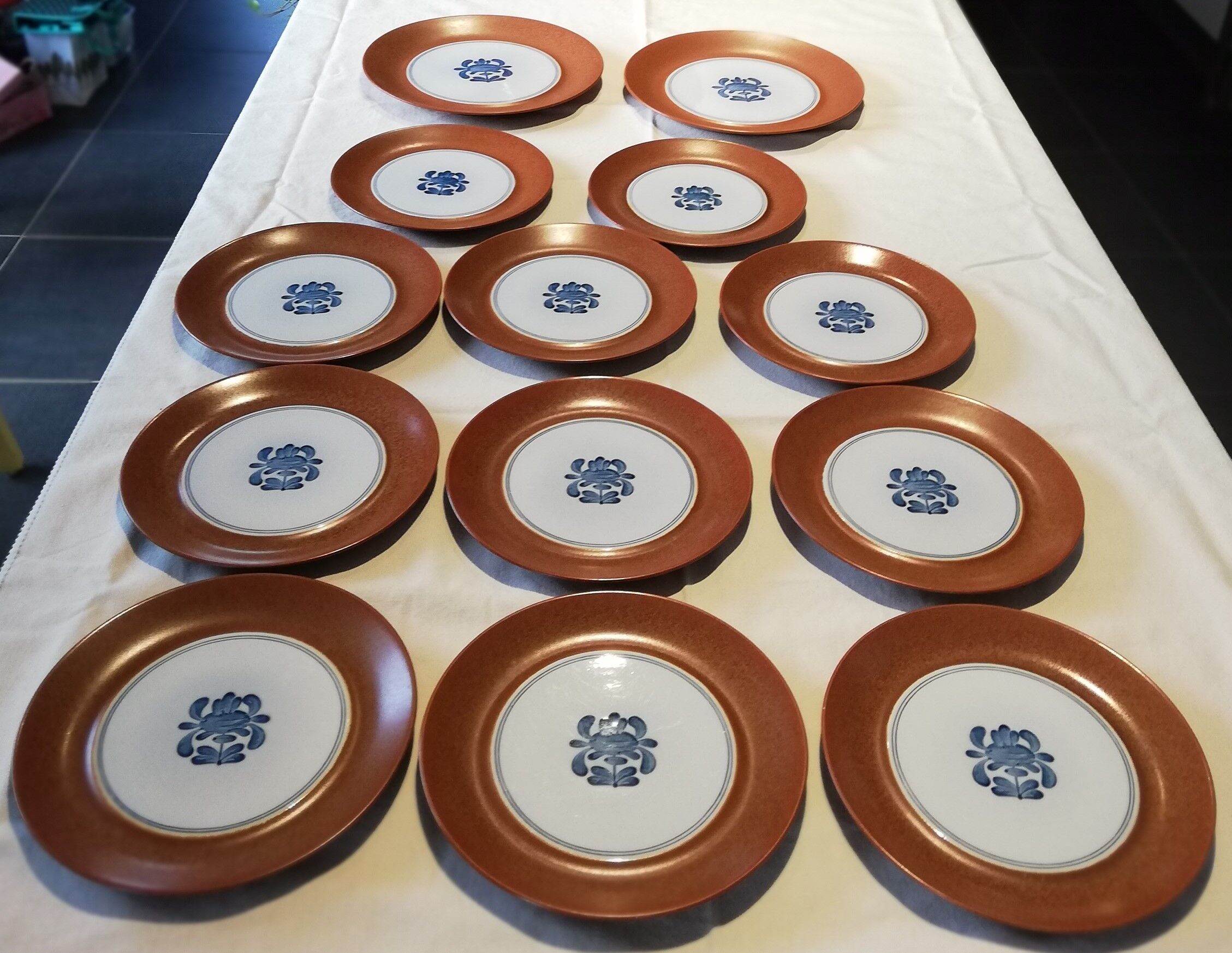 2 Flat plates and 11 for dessert Villeroy and Bosch Chekiang