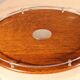19th century silver-plated metal and oak tray