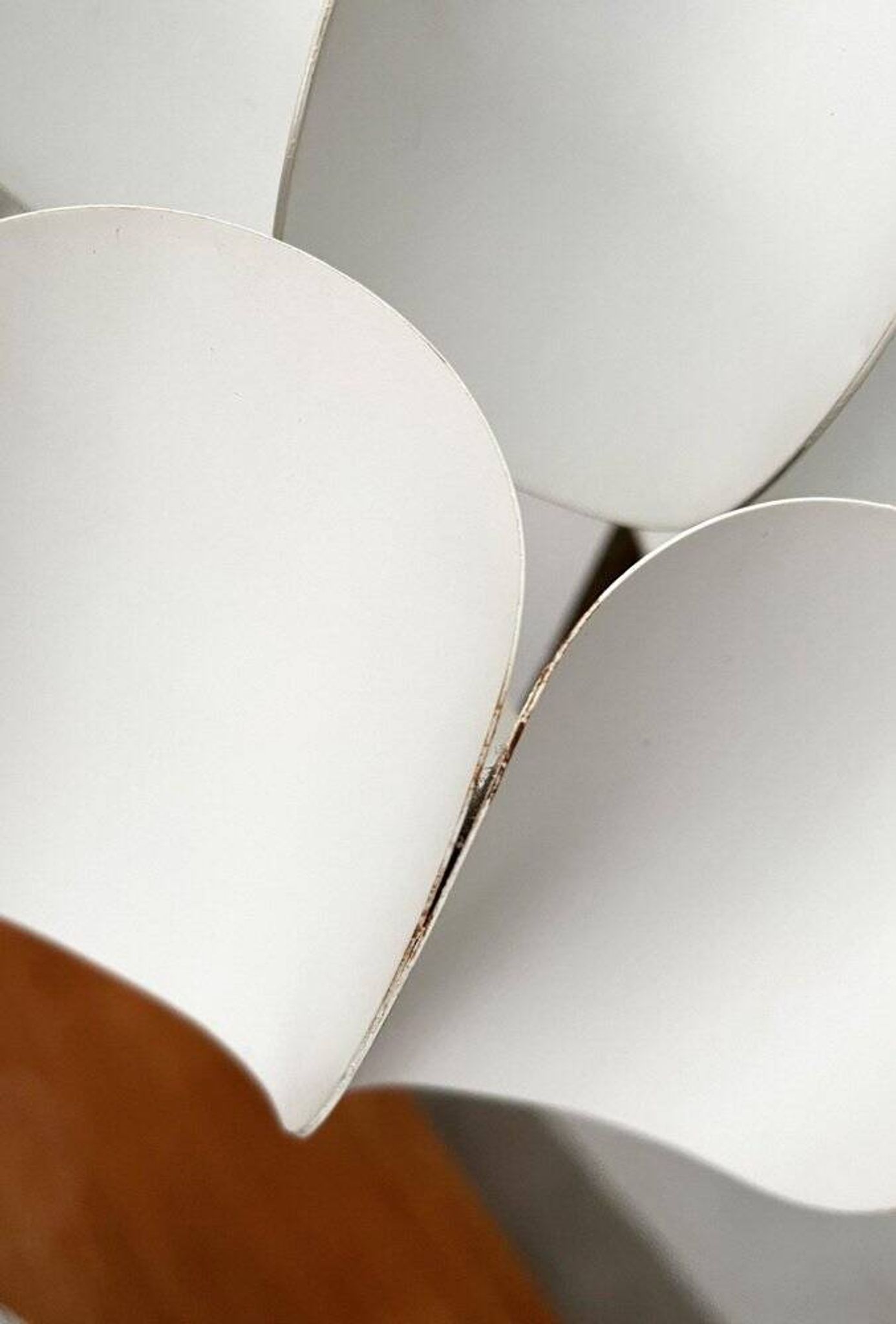 White metal suspension from the mid-century by H. Zender for Temde, 1960s.