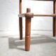 Ancient brutalist African chair