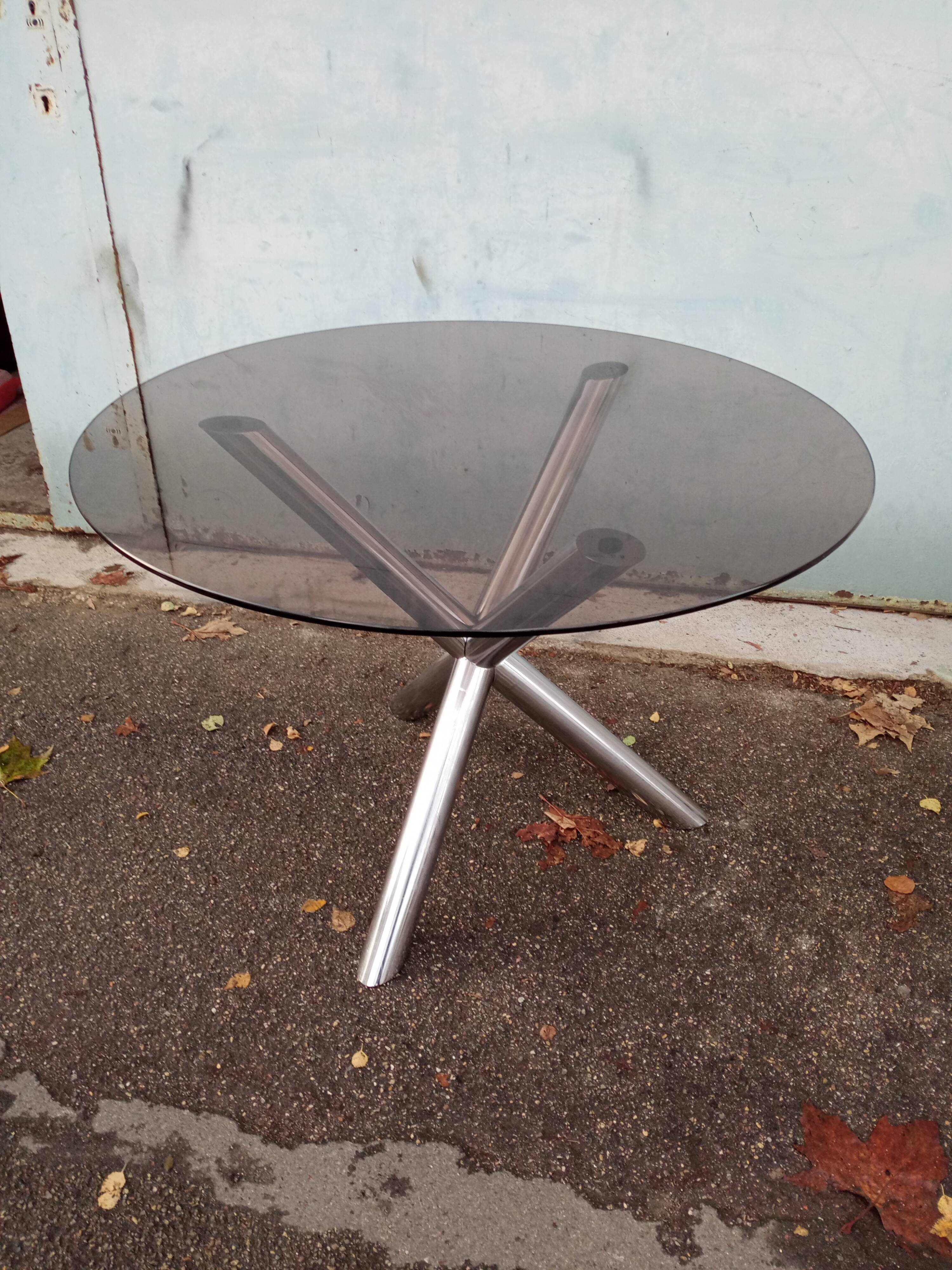 Vintage table 70 ,chrome