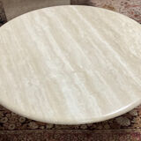Vintage travertine coffee table from the 70s