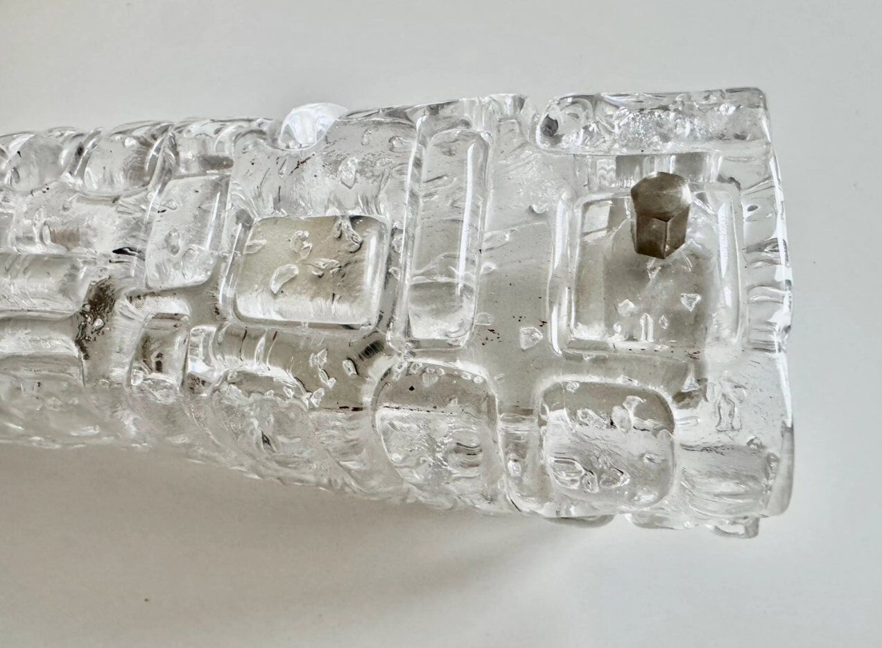 Mid-century modern brass and glass bubble table lamps by Richard Essig for Saku Leuchten, 1960s, set of 2