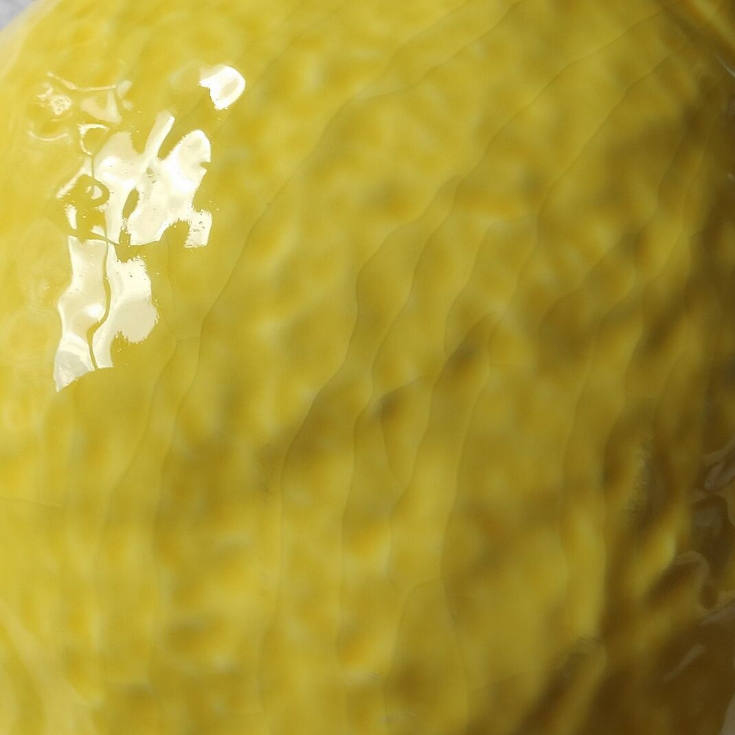 Pichet faïence citron
