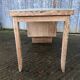 Bureau vintage en chêne lasuré à 3 tiroirs a caisson