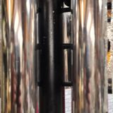 Murano chandelier 1970, Mazzaga chain 55x32x40 chrome and glass