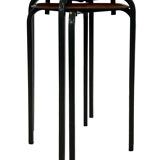 Set of 4 Vintage stools - work stool - Eromes Marko - 60s minimalist design