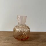 Pink blown glass vase from the 1950s