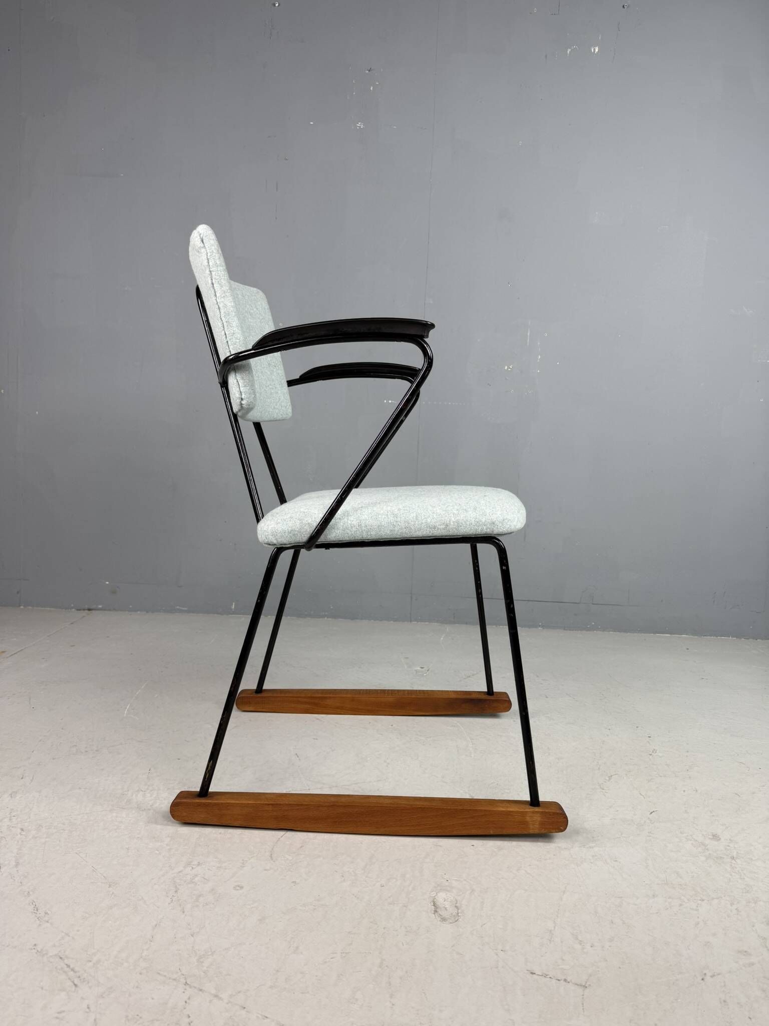 Rare Kembo rocking chair by WH Gispen, 1950s Netherlands