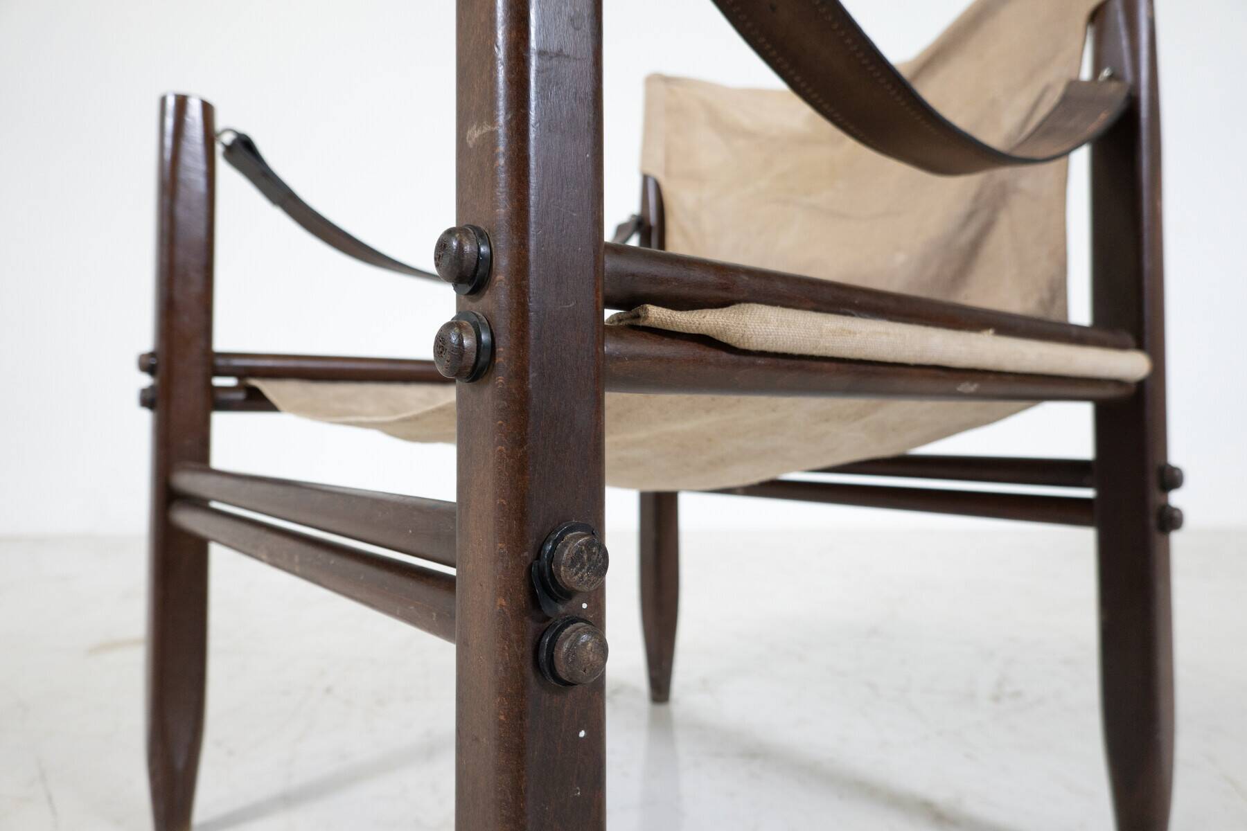 Pair of Safari Armchairs by Gianfranco Legler for Zanotta, 1960s