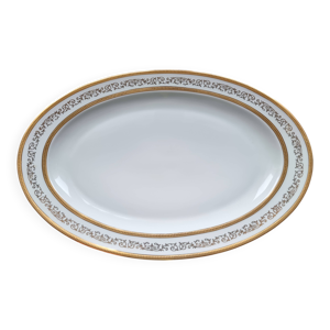 plat de service en porcelaine