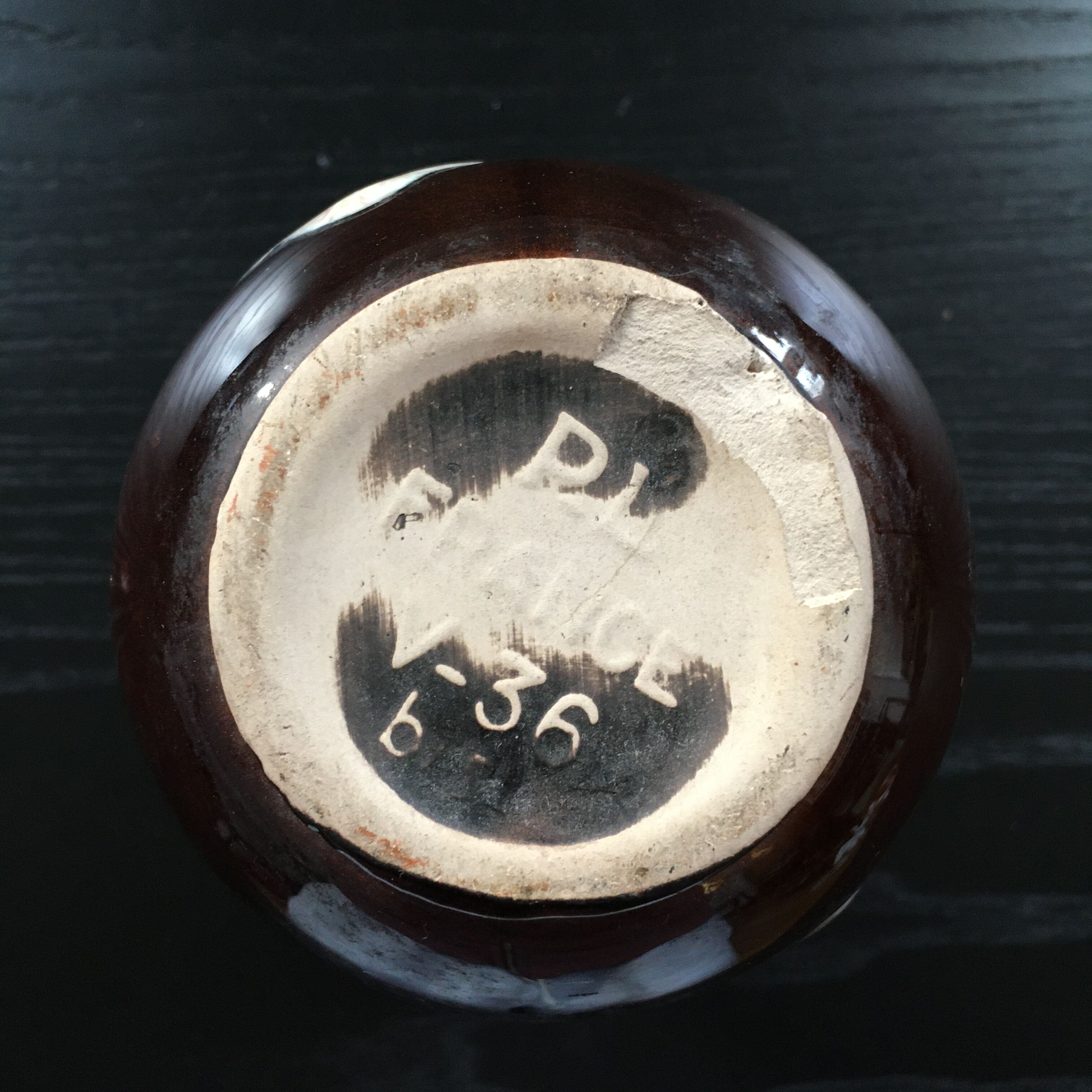 Two-tone art deco vase