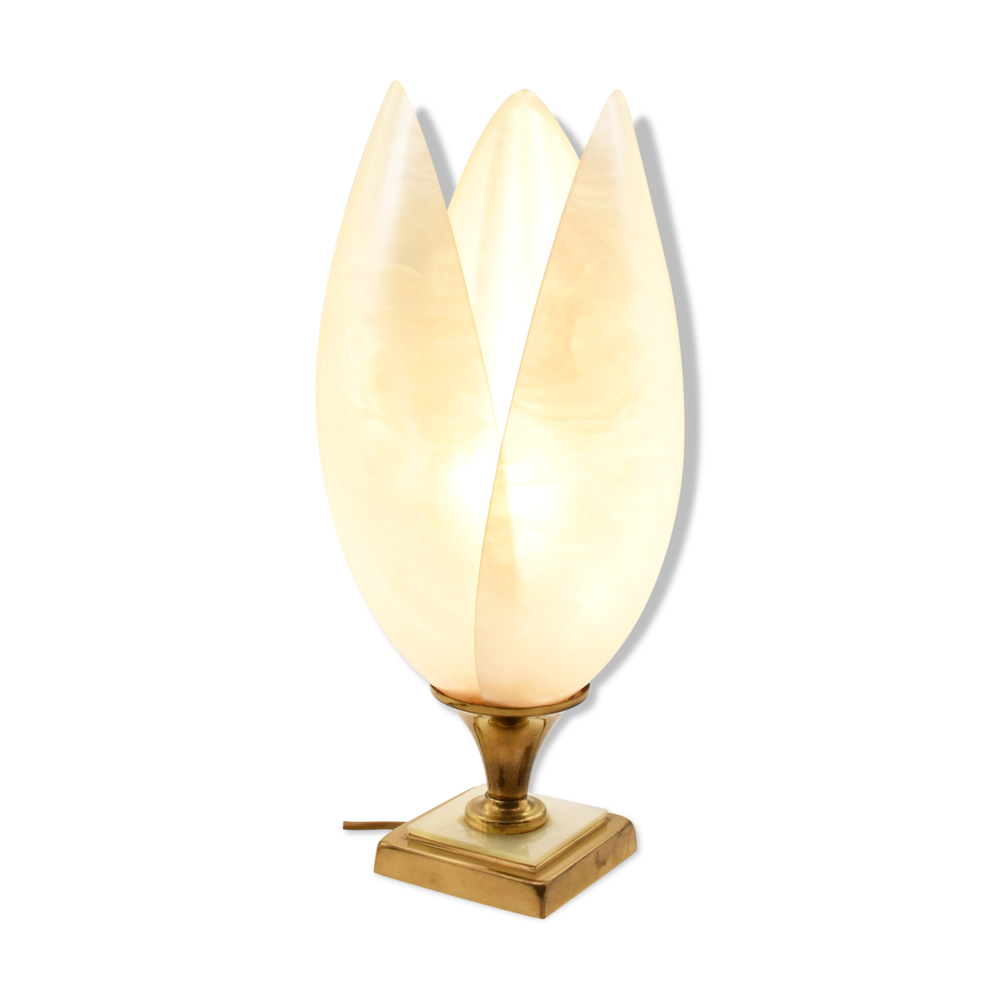 Pearly Rougier vintage Tulip lamp