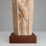 Religious Statue Jesus Christ in Art Deco style by belgian artist André Tea