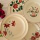 Old hollow plates X6 mismatched model of various French manufacture