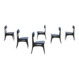 set of six Alfred Hendrickx S3 dining chairs for Belform