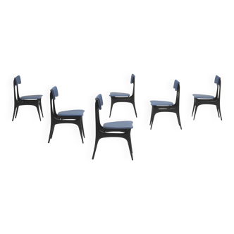 set of six Alfred Hendrickx S3 dining chairs for Belform