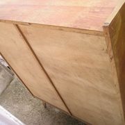 Chest of drawers with compass feet, 1 door and 6 drawers, 1960s