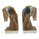 Pair of vintage onyx bookends