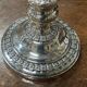 Pair of silver metal candlesticks - early 20th century