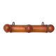 Turned wooden coat rack, 30s