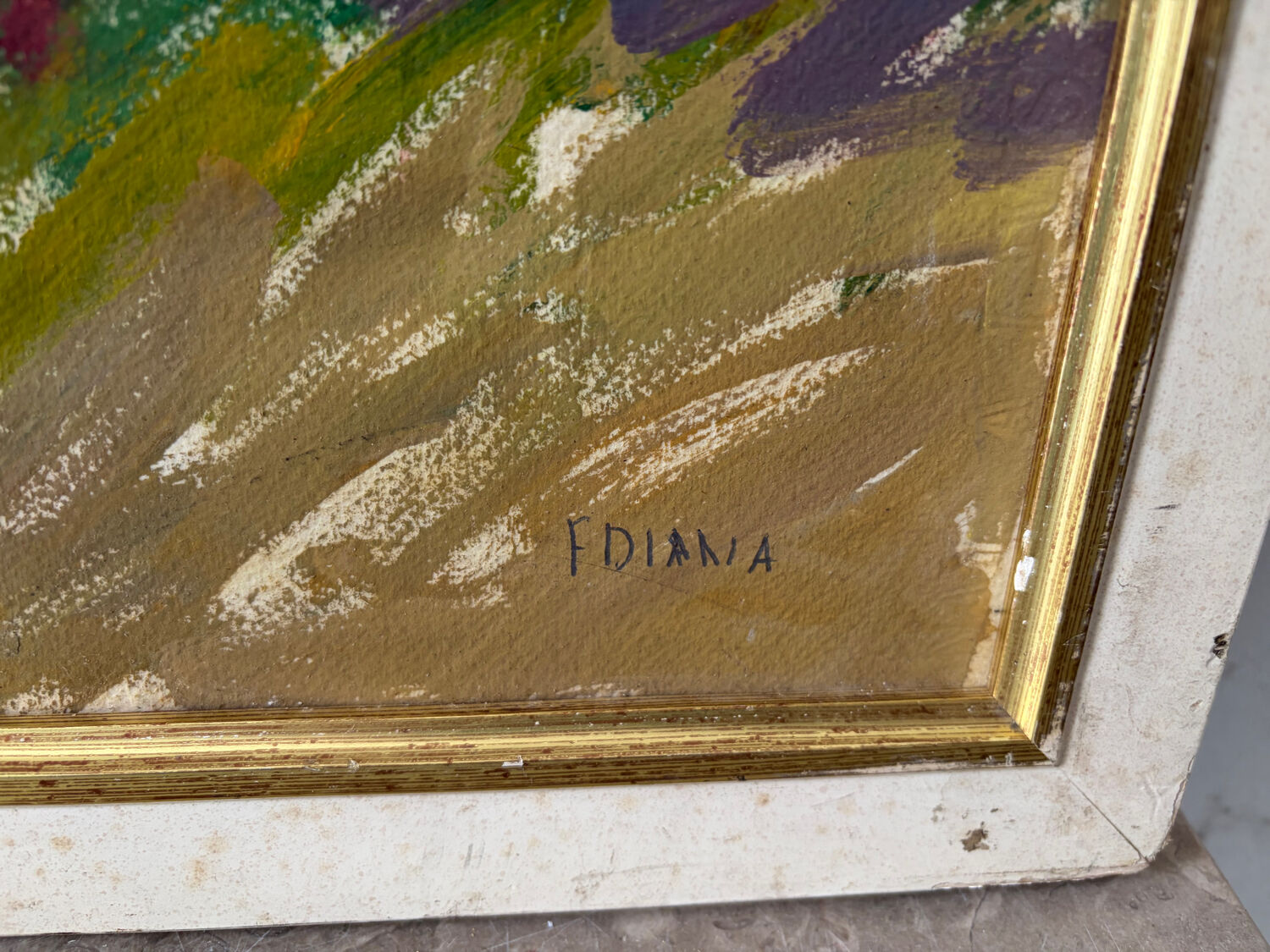 Southern landscape signed by Diana