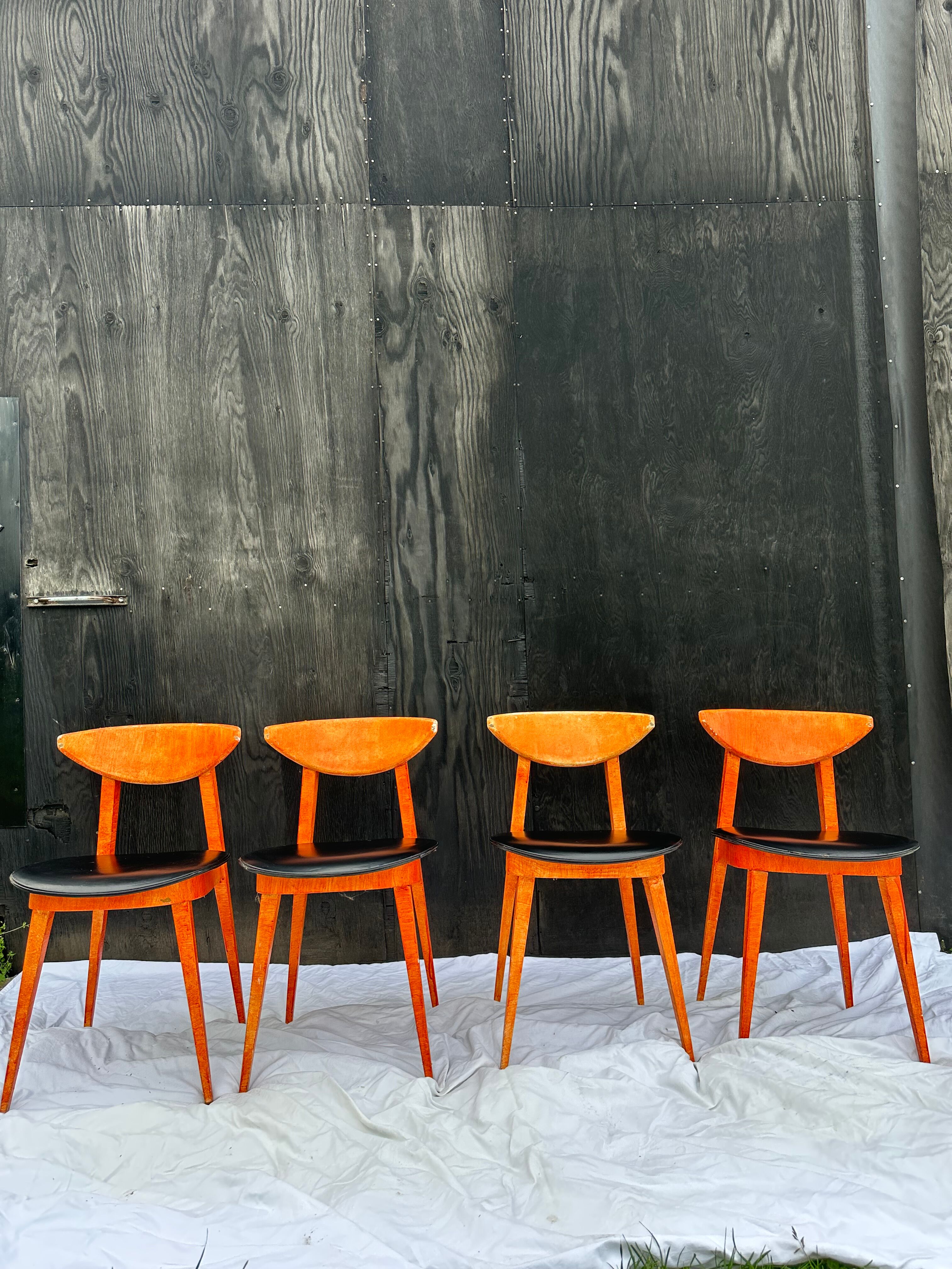 4 baumann chairs model fontania