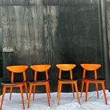 4 baumann chairs model fontania