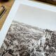 Rocamadour, Lot, photo print from 1942. By Pierre Dubure.