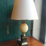 Ostrich egg lamp