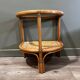 Rattan bedside table