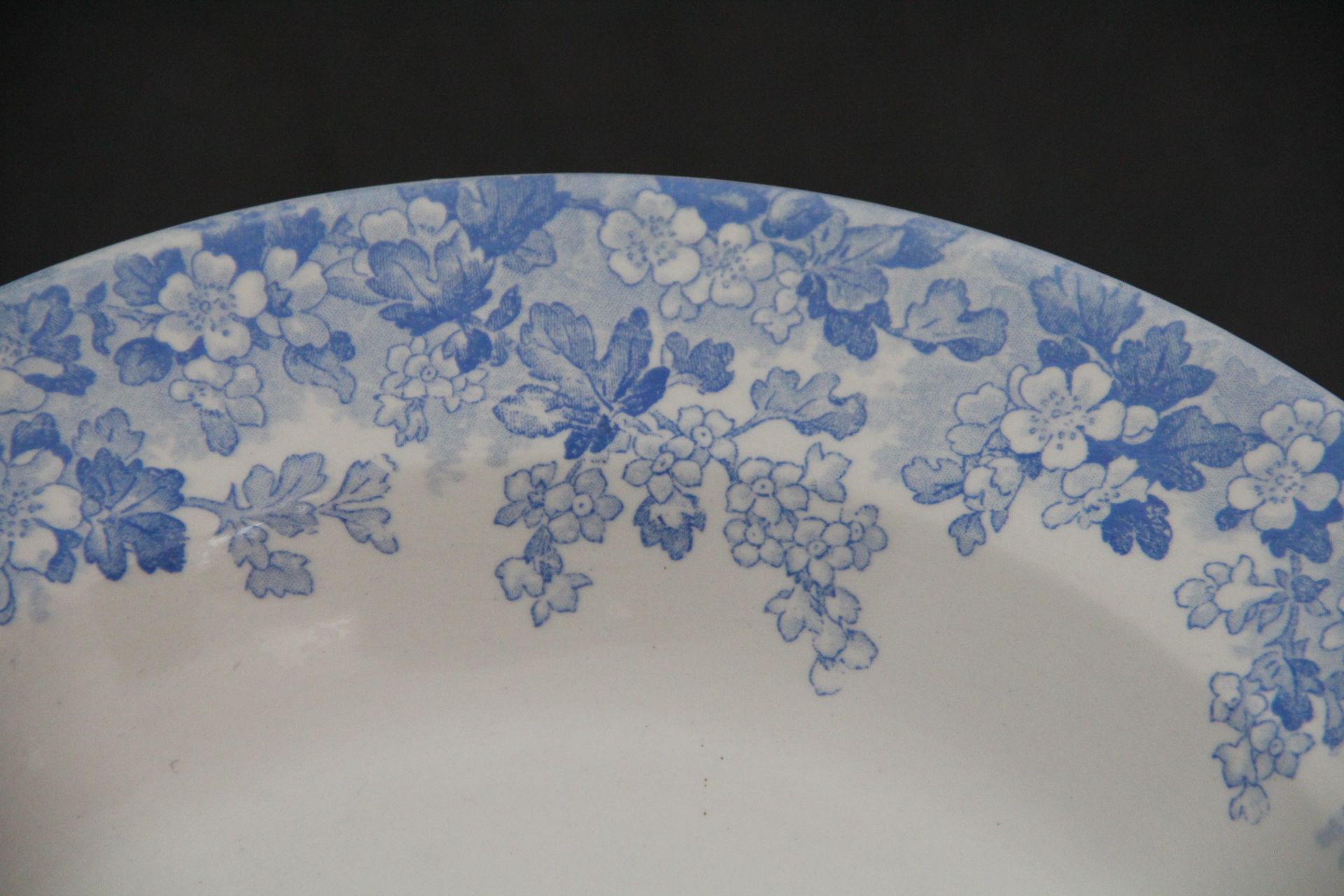 Rare plate service 6 people "Récamier" U&C Sarreguemines and Digoin late nineteenth °