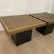 Paire de tables d’appoint Lova Création, Belgique, 1970