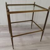 Mid-Century brass side table