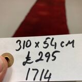 Old Turkish narrow Kilim Runner 310x54 cm