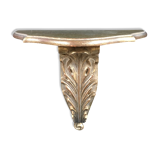 Gold patinated wall console