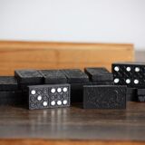 Wooden domino game