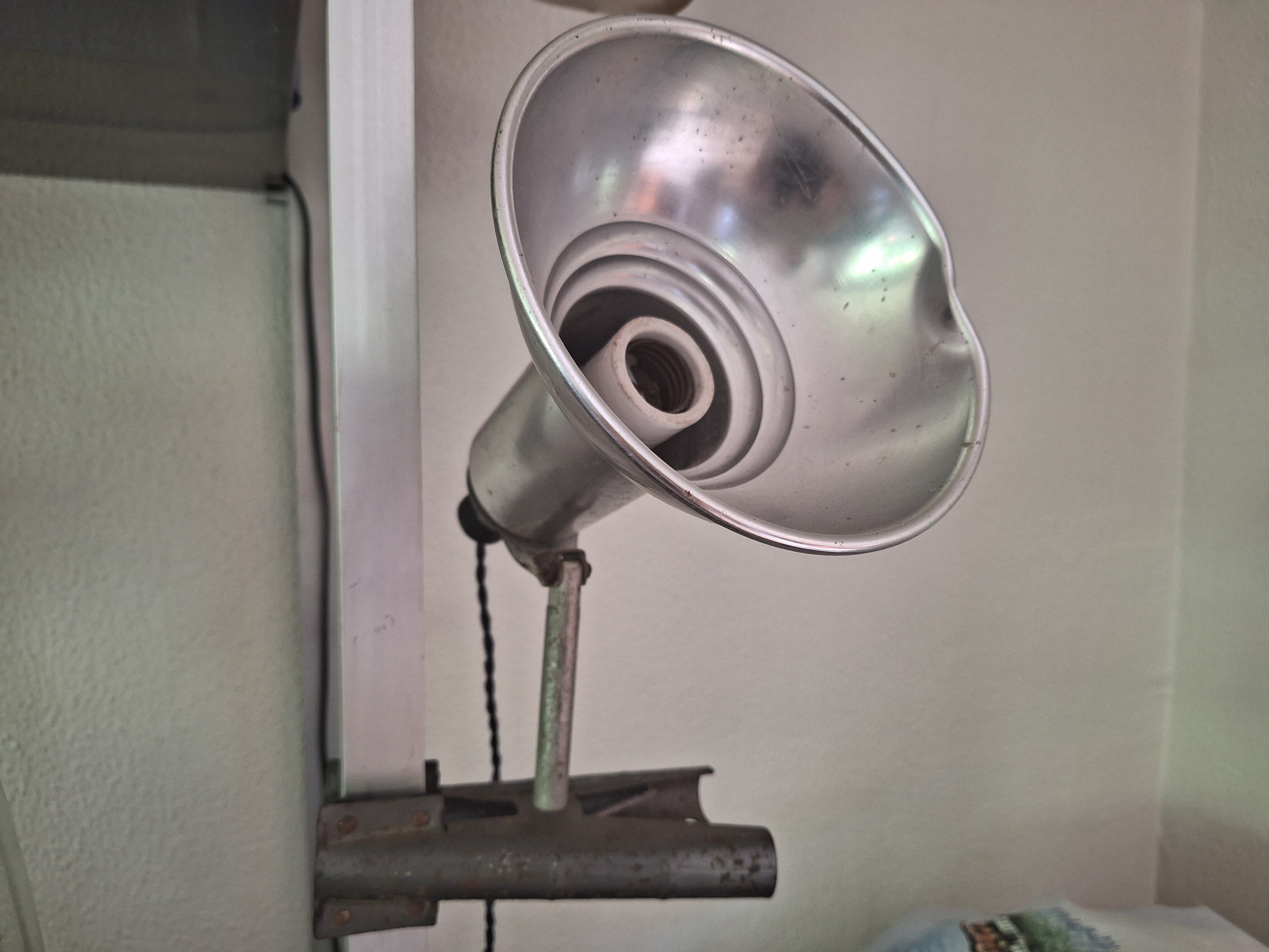 Spot clip-on lamp vintage clip-on wall lamp lita industrial lamp?