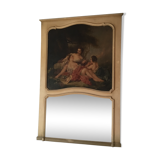 Fireplace trumeau with painted canvas 116x176cm