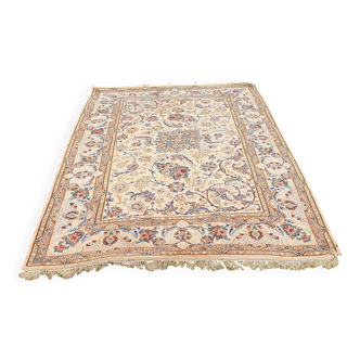 Tapis vintage d'Ispahan, Rug, carpet 225x150cm (7.4x4.9 ft) Motif Floral
