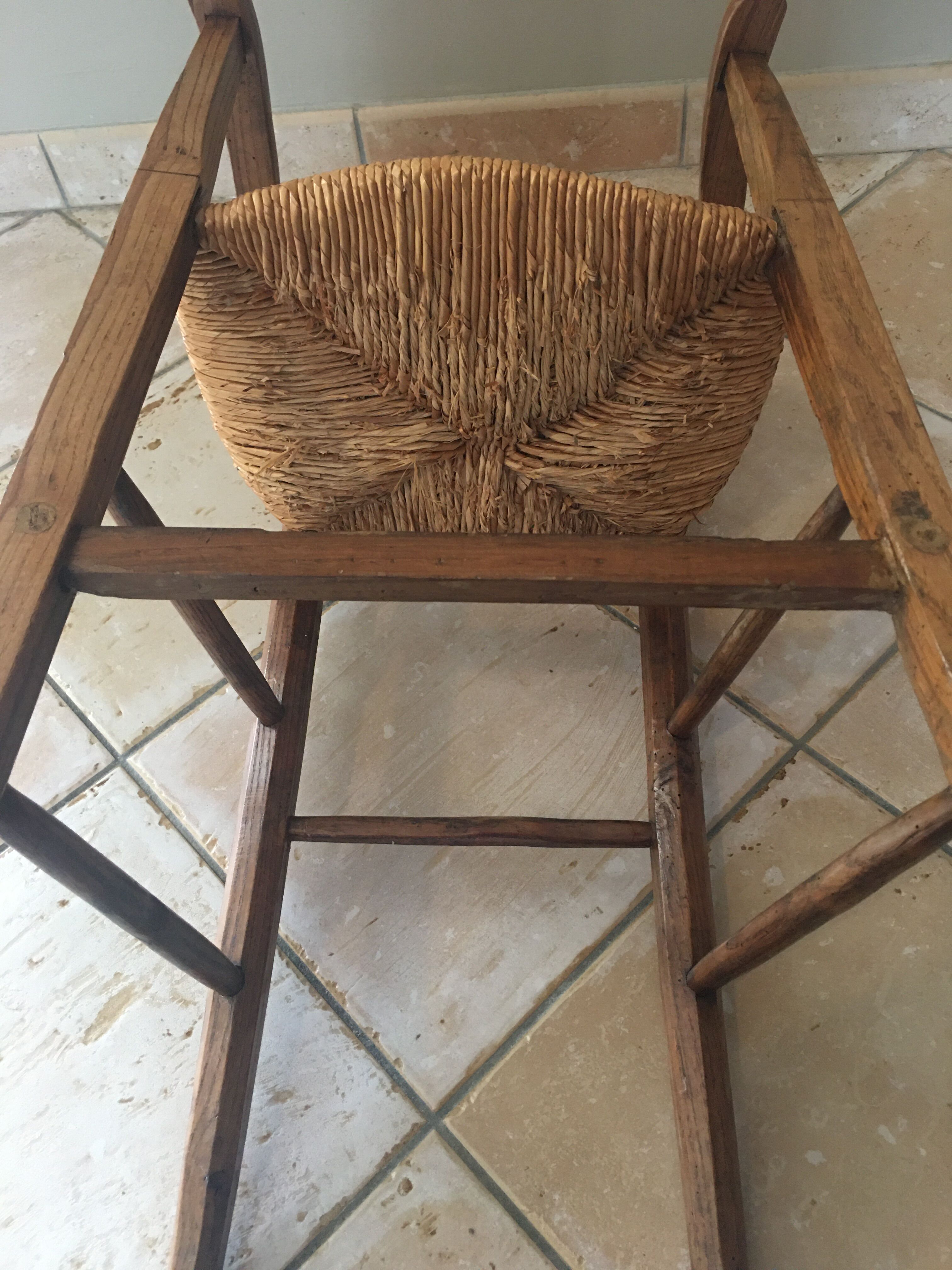 Old child high chair