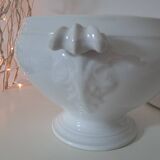 Old white soup tureen
