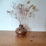Vase pique fleurs en grès