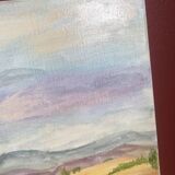 Landscape painting canvas