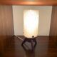 Scandinavian style tripod table lamp in teak by Arlus circa 50's/ 60