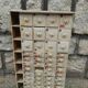 Small antique wooden workshop furniture delivered.