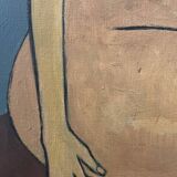 Female nude painting
